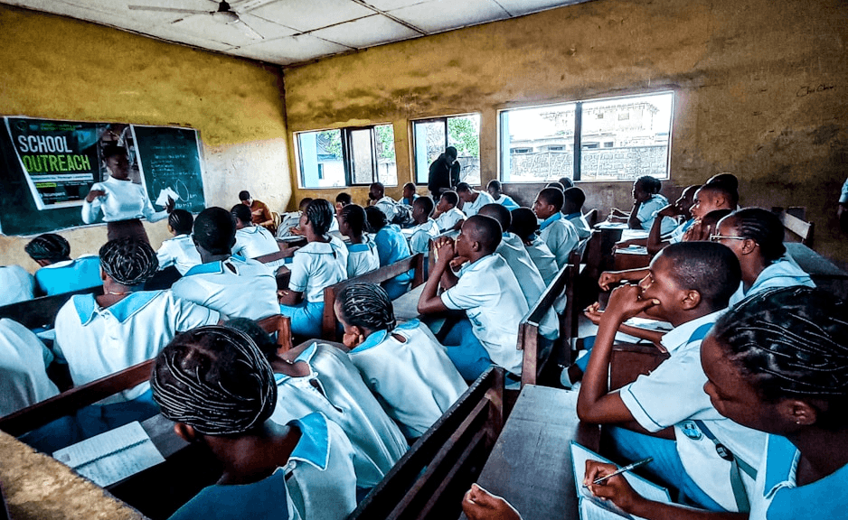 Students in classroom